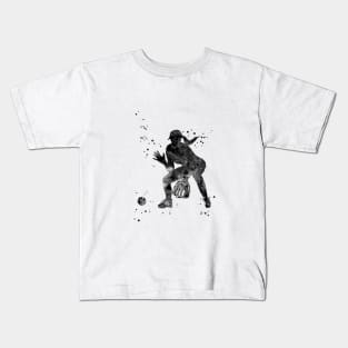 Girl softball player Kids T-Shirt